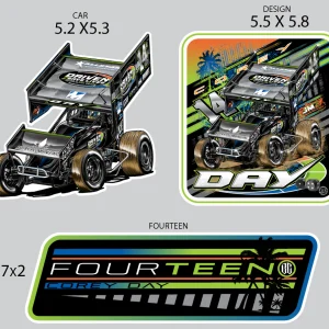 corey day racing decals